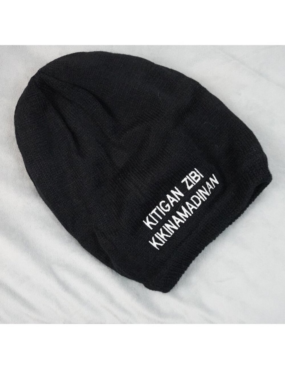 Kitigan Zibi Black Beanie Hat